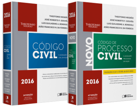 Combo Cód Civil e Legislação Civil Em Vigor + Cód de Processo Civil e Leg. Processual Em Vigor 2016 