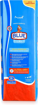 Tapete Higiênico Para Cães Blue Premium - 30 Unidades