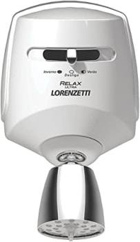 Ducha Relax 220V 5500W, Lorenzetti, 7540115, Branco/Cromado, Pequeno