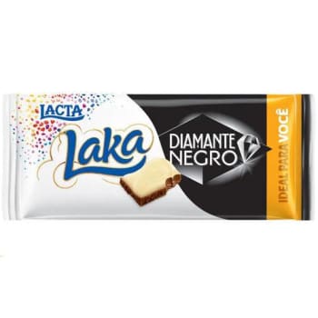 Tablete Chocolate Laka Diamante Negro 90g - Lacta