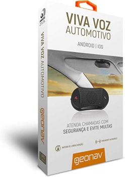 Viva Voz Automotivo, Bluetooth, Preto, HF88, Geonav