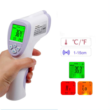 Honeytecs Termômetro IV sem contato, Infravermelho, Medição de temperatura na testa 