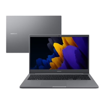 Notebook Samsung Book NP550XDA-KU1BR Intel Core I7 1165G7 8GB 256 GB SSD Tela 15,6" Full HD LED Windows 11