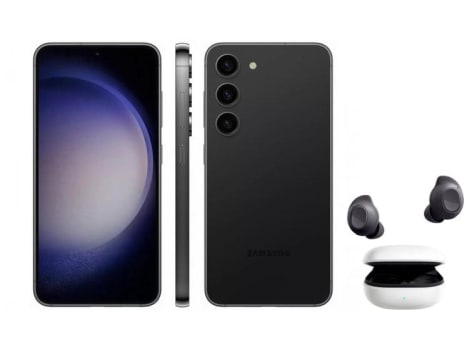 Smartphone Samsung Galaxy S23 256GB Preto 5G - 8GB RAM + Galaxy Buds FE Sem Fio Grafite - Galaxy S23 - Magazine OfertaespertaLogo LuLogo Magalu