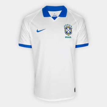 Camisa Seleção Brasil III 19/20 s/nº Torcedor Nike Masculina - Branco