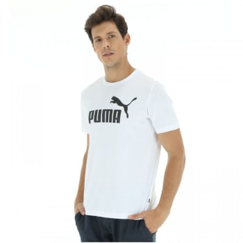 [6 cores] Camiseta Puma Essentials Logo - Masculina