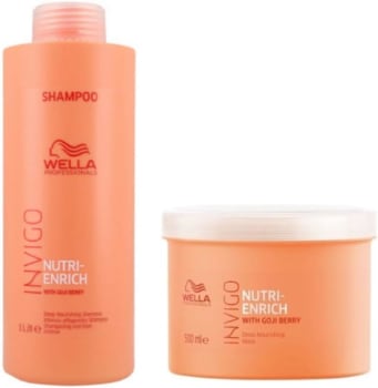 WELLA PROFESSIONALS INVIGO NUTRI ENRICH KIT SHAMPOO 1000ML + MÁSCARA 500ML