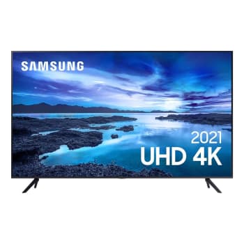 Samsung Smart TV 50´´ UHD 4K 50AU7700, Processador Crystal 4K, Tela sem limites, Visual Livre de Cabos, Alexa Built In - UN50AU7700GXZD