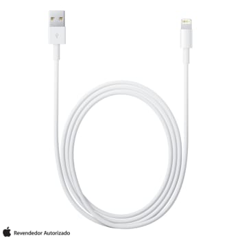 Cabo Lightning USB com 1 Metro para iPhone, iPad, Mac e iPod Branco Apple - MQUE2BZ/A