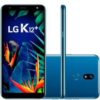 Smartphone LG K12+ 32GB, 16MP, Tela 5.7´, Azul - LMX420BMW