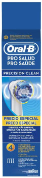 Refil Escova Elétrica Pro-Saúde Precision Clean 4 Unidades - Oral B