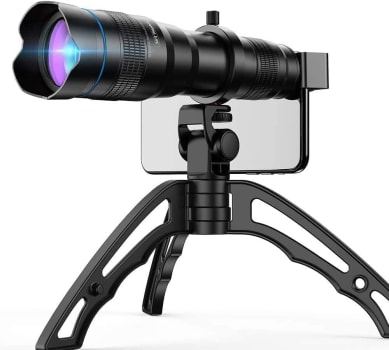 Telescópio Apexel Para Smartphone Kit Lente Monocular de Alta Potência 36x e Tripé