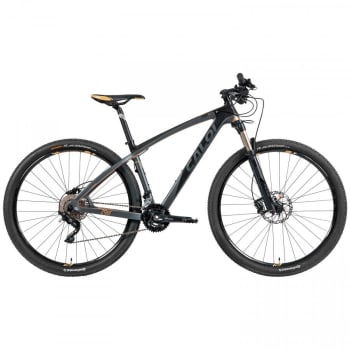 Mountain Bike Caloi Carbon Ibex - Aro 29 - Freio Shimano Hidráulico - Câmbio Shimano - 20 Marchas