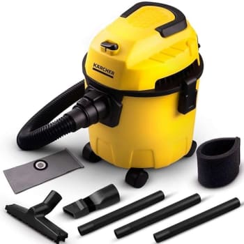 Aspirador WDL 1 Karcher 3 em 1 - Aspira Pó e Água + Função Soprador. Compacto e Portátil - Com alcance de 7,5 metros. Potência de 1500W 110v