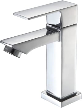 Torneira Banheiro Luxo Quadrada 1/4 Volta Inox Aço Cromada Bancada Pia Banheiro Alto Padrão