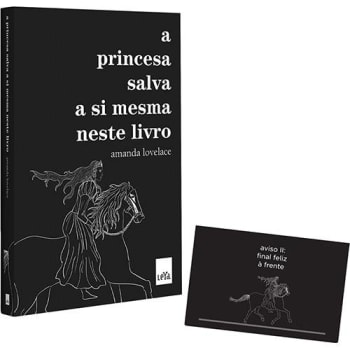 Livro - A Princesa Salva a Si Mesma Neste Livro + Placa Decorativa