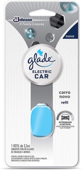 Desodorizador Glade Eletric Car Refil Carro Novo 3.2ml