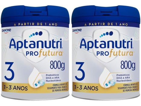 Kit 2 Unidades Fórmula Infantil Aptanutri Profutura 3 sem Sabor - 800g