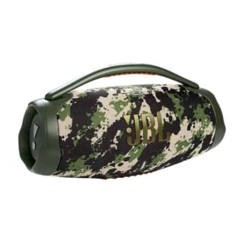 Caixa de Som JBL Boombox 3 Bluetooth IPX7 Bivolt Camuflado - Caixa de Som Bluetooth / Portátil JBL - Magazine OfertaespertaLogo LuLogo Magalu