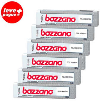 Kit 6 Cremes de Barbear Bozzano Pele Sensível 65g