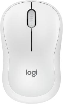 Mouse Sem Fio Logitech M240 com Conexão Bluetooth, Clique Silencioso, Design Ambidestro Compacto, Bateria de 18 Meses, Compatível com Windows, macOS, ChromeOS - Branco