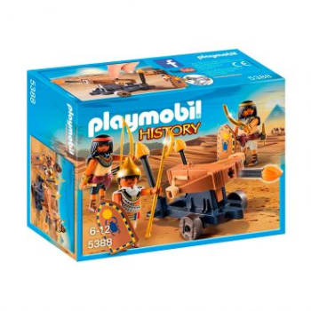 Playmobil Soldados Do Faraó Com Catapulta - Sunny