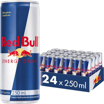 Red Bull - Bebida energética, 250ml, 24 latas