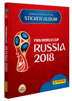 Álbum da Copa do Mundo Rússia 2018 - Capa Dura - 12 Envelopes = 60 Figurinhas