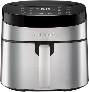 Cuisinart, Air Fryer Digital, 7,2 Litros, 1800W, Fritadeira Elétrica, 220V - Preto com Aço Inox