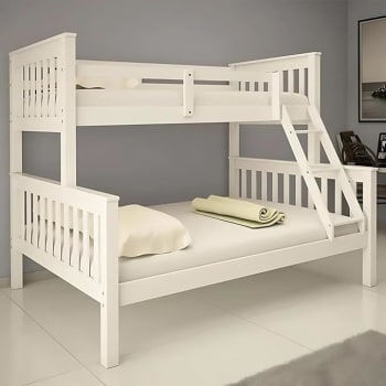 Beliche com Cama de Casal e Solteiro de Madeira - Woodstore