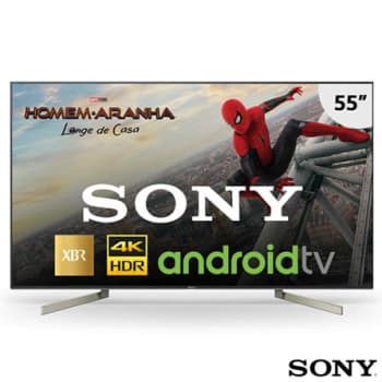 Smart TV 4K Sony LED 55” com X-Motion Clarity, 4K X-Reality Pro, UpScalling e Wi-Fi - XBR-55X905F