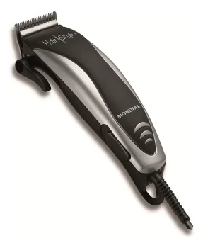 Cortador De Cabelos Hair Stylo Mondial Preto/prata Cr-02 Preto 110v