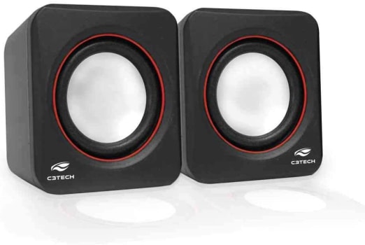 C3TECH SP-301 Speaker 2.0 Altos-Falantes para Computador, Preto