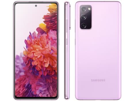 Smartphone Samsung Galaxy S20 FE 128GB Cloud - Lavender 6GB RAM 6,5” Câm. Tripla + Selfie 32MP - Magazine Ofertaesperta
