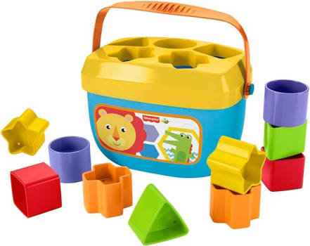 Fisher-Price Balde Primeiros Blocos, Multicolorido