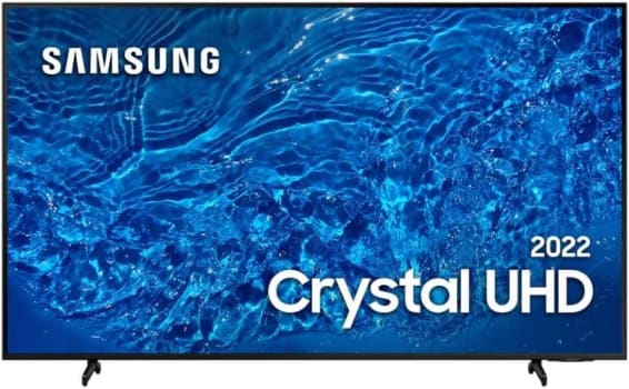 Smart TV 65" Samsung Crystal UHD 4K BU8000 HDR Dynamic Crystal Color Design Air Slim Som em Movimento Virtual - UN65BU8000GXZD