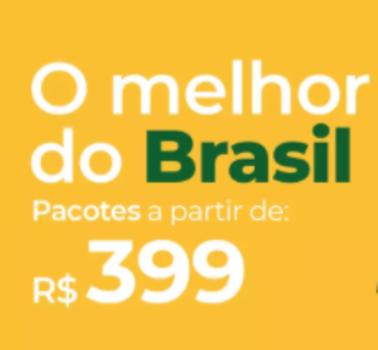 Pacotes de Viagens - O Melhor do Brasil a Partir de R$499,99 - Aéreo + Hospedagem!