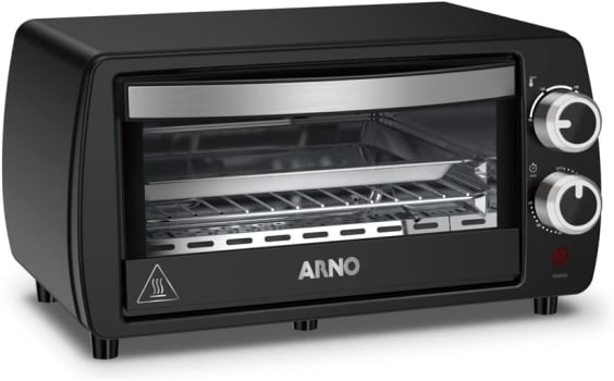 Forno Elétrico Arno Turbo Quartzo 10L 127V (Preto)