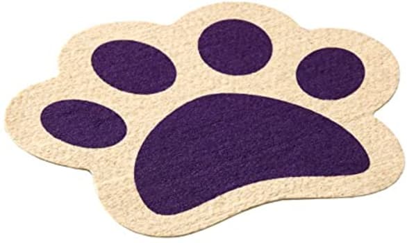 Jogo Americano Pet para Cães, Alklin Pet, Formato Pata, Roxo