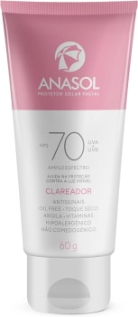 Anasol Protetor Solar Facial FPS 70 Clareador - 60 g