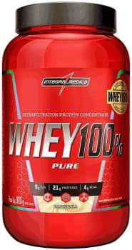 Whey 100% Pure 900g Integralmedica - Baunilha