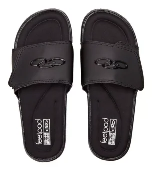 Chinelo Masculino Slide Melbourne Preto Olympikus