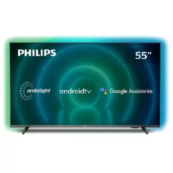 Smart TV Philips 55" Ambilight 4K UHD LED Android TV 60Hz 55PUG7906/78