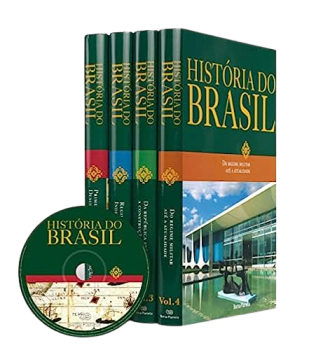 História do Brasil Barsa: 4 livros + 1 CD