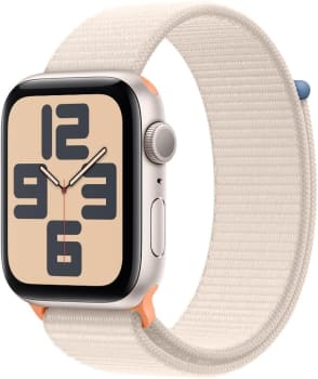 Apple Watch SE GPS Caixa estelar de alumínio 44 mm Pulseira loop esportiva estelar