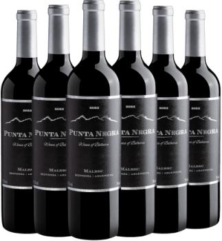 Kit 6 Punta Negra Wines of Belhara Malbec por R$29,90 cada garrafa