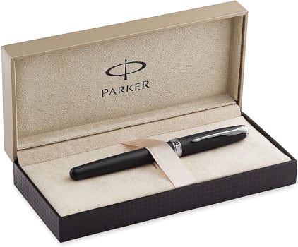  Caneta Roller Ball Parker Sonnet Negro Fosco Ct S0818110, Parker, S0818110, N/A 