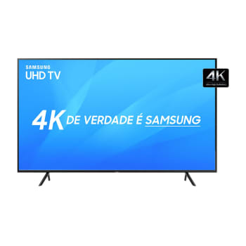 Smart TV LED 75" Samsung NU7100 Ultra HD 4K com Visual Livre de Cabos, HDR Premium, Tizen, Wi-Fi, 3 HDMI 2 USB