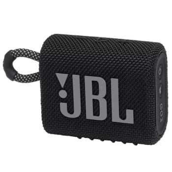 Caixa de Som Portátil JBL Go 3 com Bluetooth e À Prova de Poeira e Água 