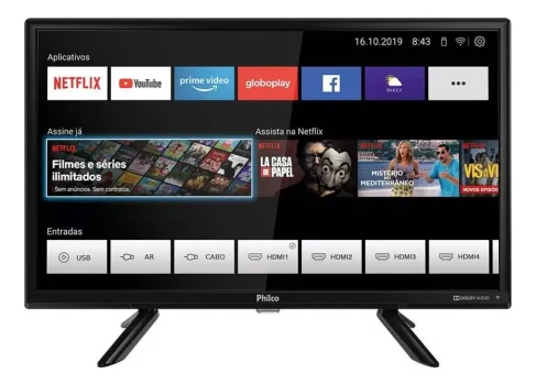 Smart Tv Philco Roku Tv 24 Hd PTV24G5YR2CP.